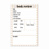 Brown Gingham | BOOK REVIEW Notepad