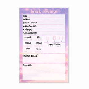 Purple Skies | BOOK REVIEW Notepad