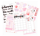 February (Cupid) | BUJO Monthly Kit