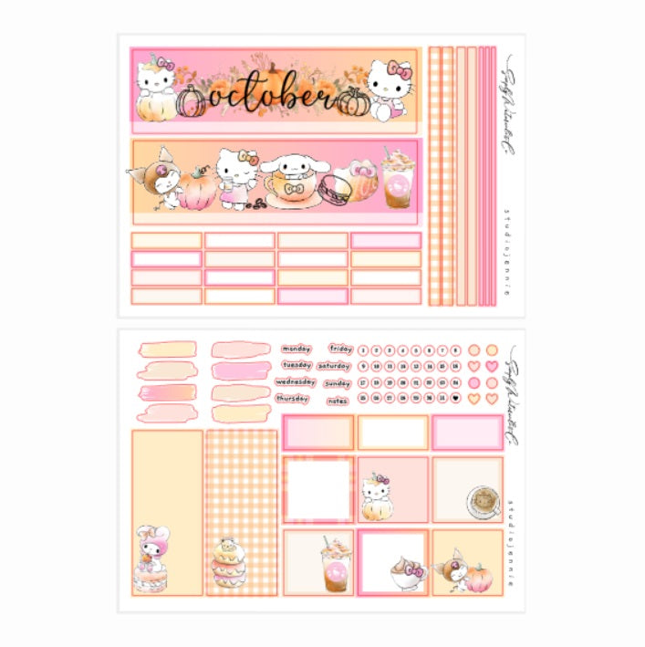 October | A5 Monthly Kit (Kitty Spice)