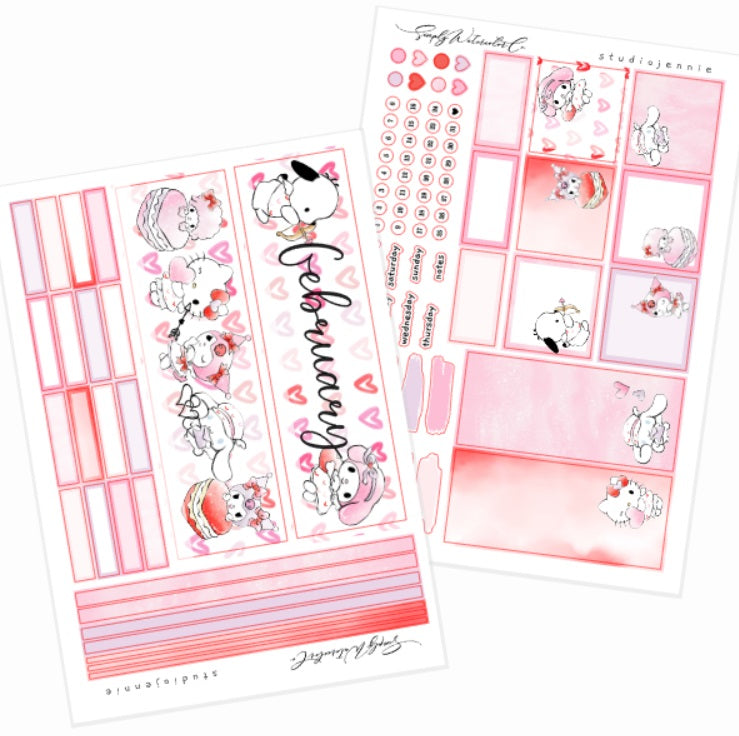 February (Cupid) | A5 Monthly Kit