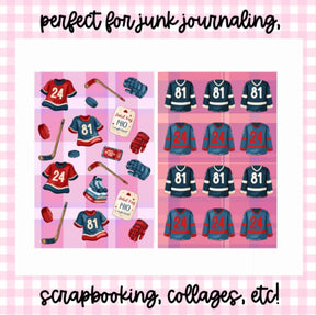 Heated Rivalry | Scrapbook Papers