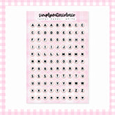 Letter Beads - White | Junk Deco