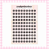 Letter Beads - Black | Junk Deco