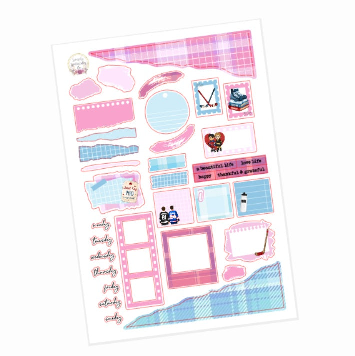 Heated Rivalry | Journaling Sampler