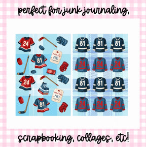 Heated Rivalry | Scrapbook Papers