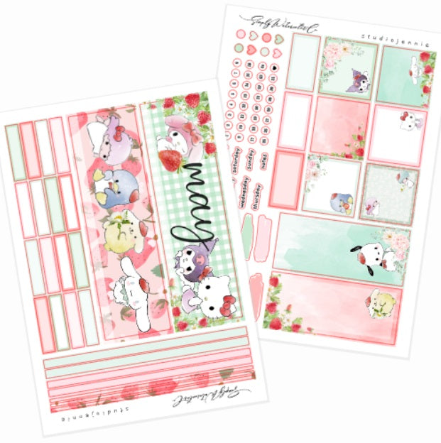 May (Strawberry Love) | A5 Monthly Kit