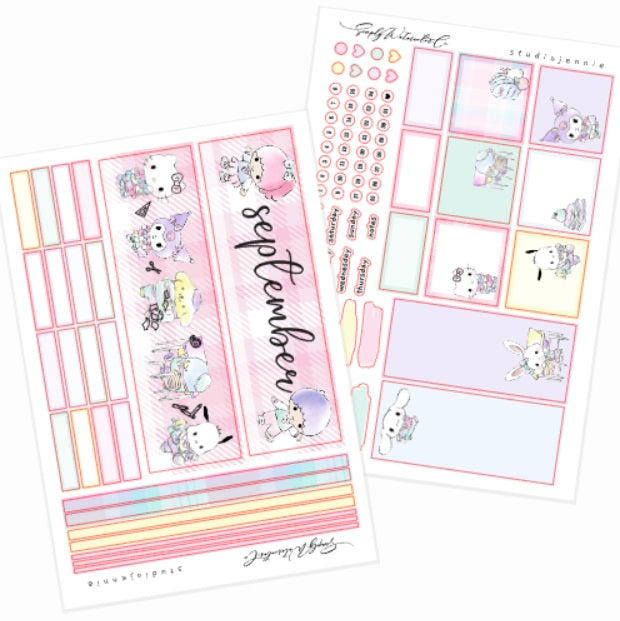 September (Kawaii 101) | A5 Monthly Kit