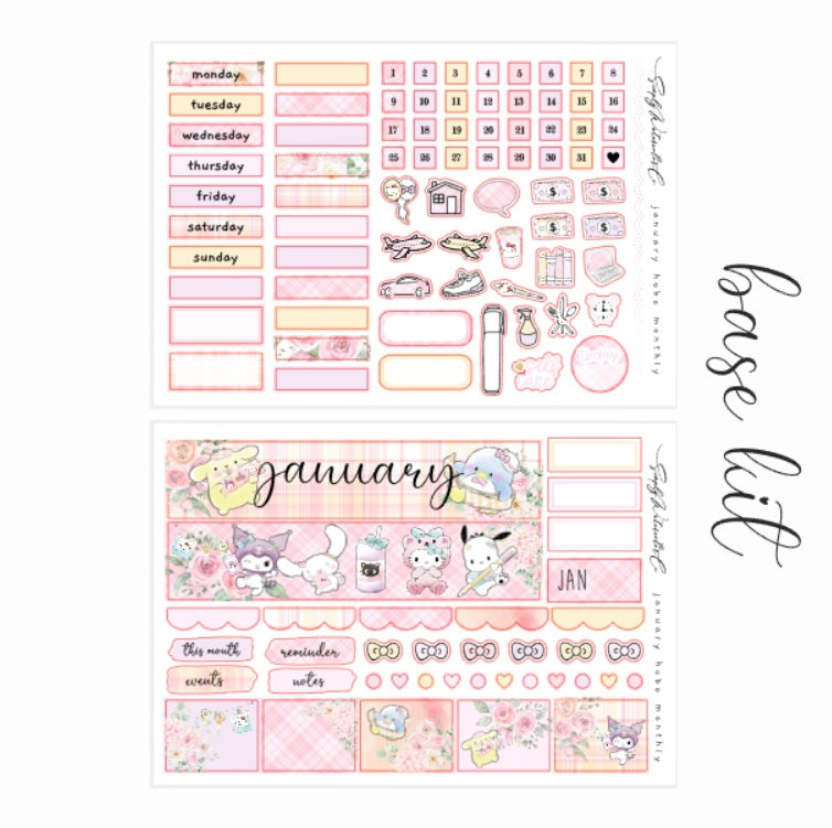 January (Planner World) | Hobo A5 Monthly