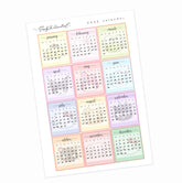 Gingham | Hobo 2025 Calendar