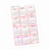 Girly | Hobo 2025 Calendar