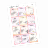 Planner World | Hobo 2025 Calendar