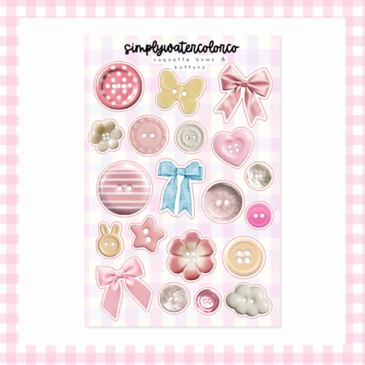 Coquette Bows & Buttons | Junk Deco