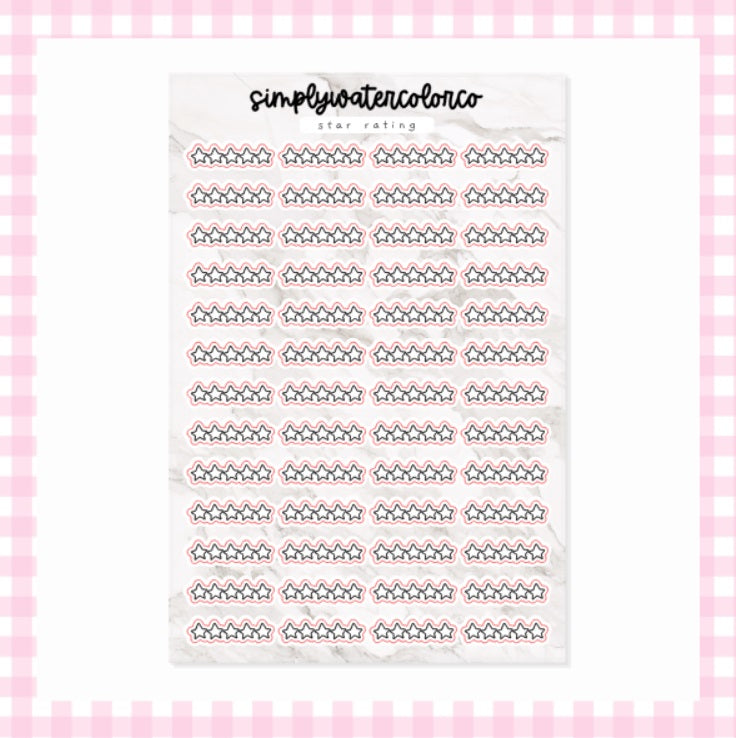 Star Rating | Journal Deco