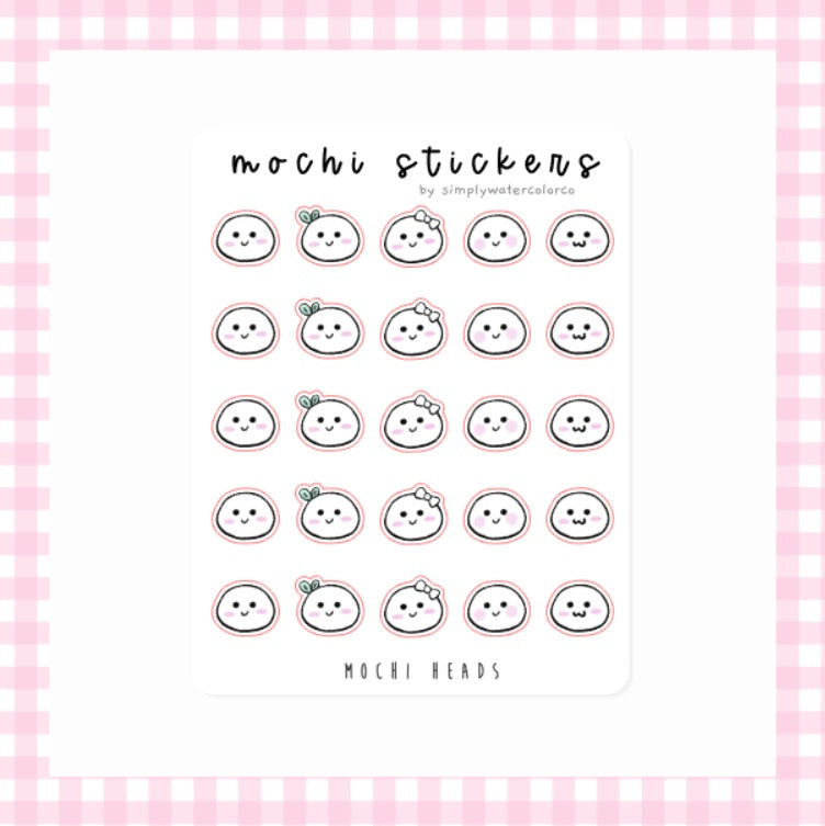 Mochi Heads | Mochi Stickers