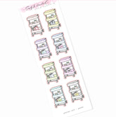 Planner Cart Pastel | Mini Deco