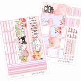 February (Hello Love) | A5 Monthly Kit