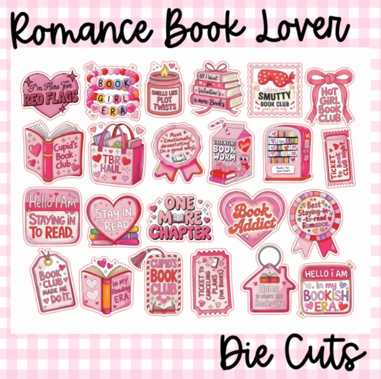 Romance Book Lover Pink | Die Cuts/ Vinyls