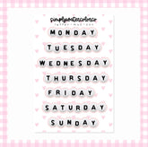 Letter-Mon Sun | Junk Deco