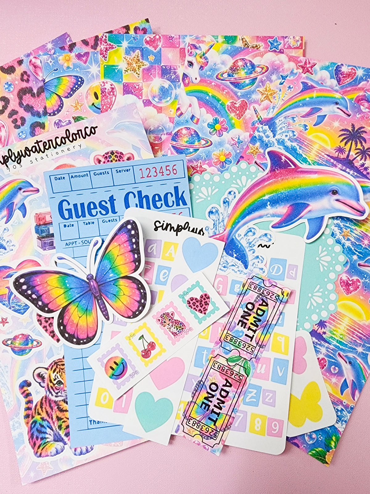90s Stationery | Junk Journal KIT