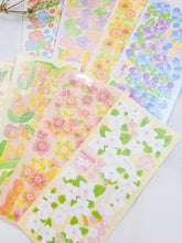 Apricot Floral Stickers