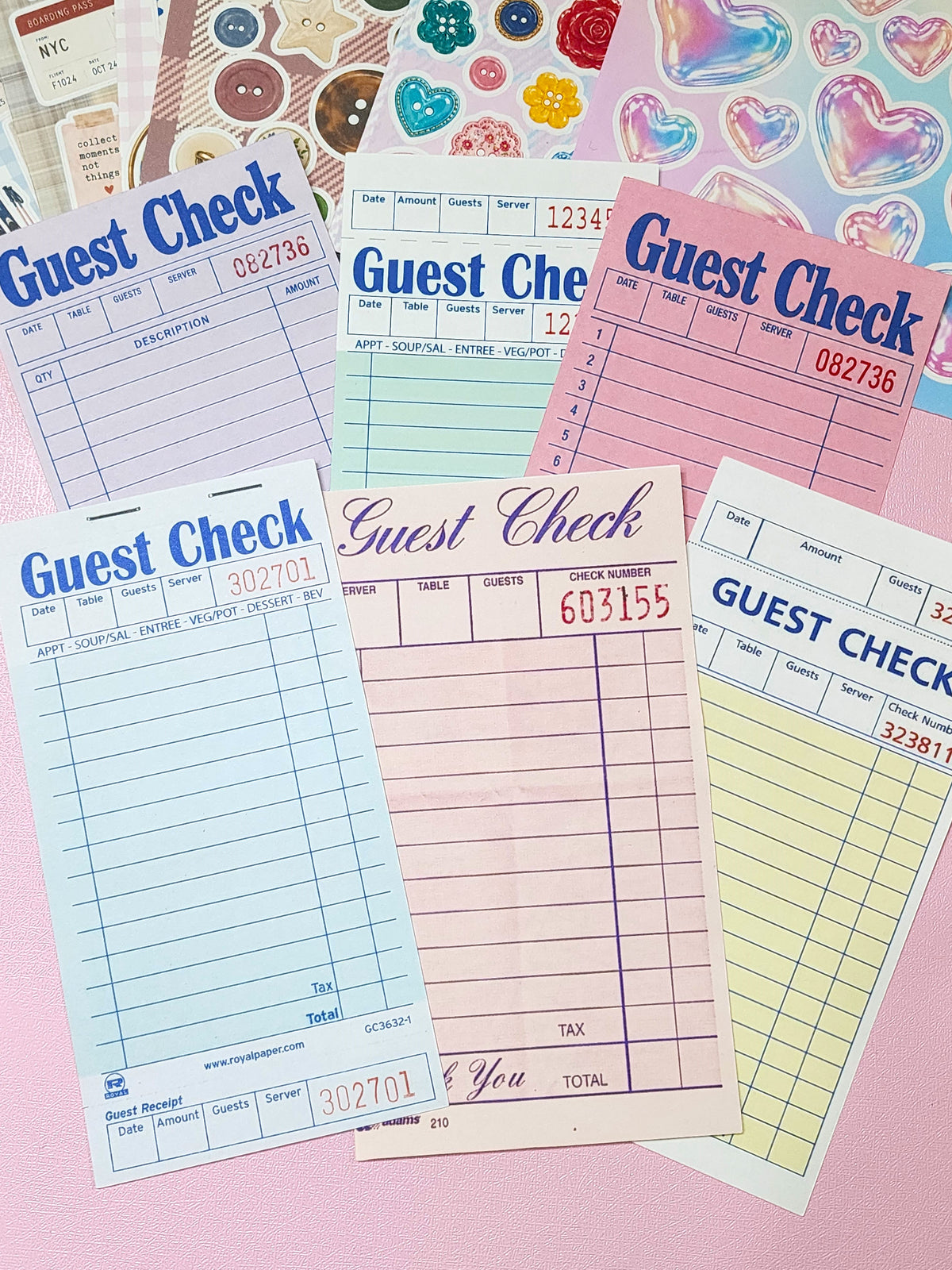 Guest Check | Junk Deco