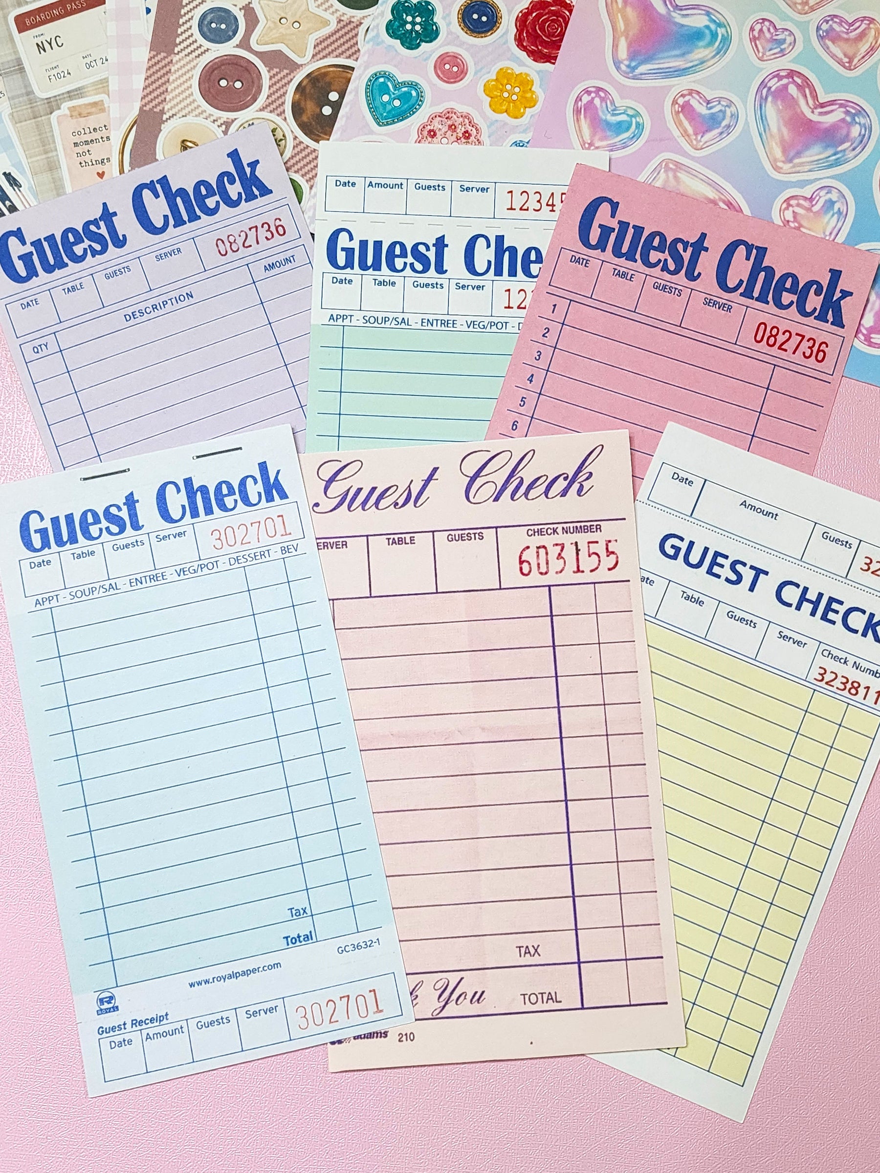 Guest Check | Junk Deco