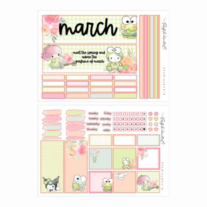 March | A5 Monthly Kit