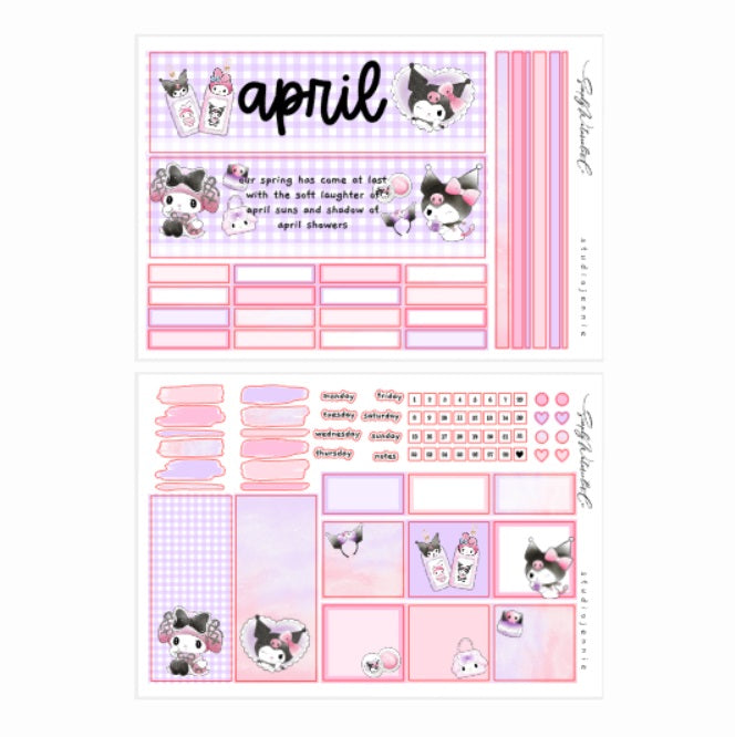 April | A5 Monthly Kit