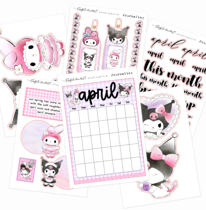 April | BUJO Monthly Kit
