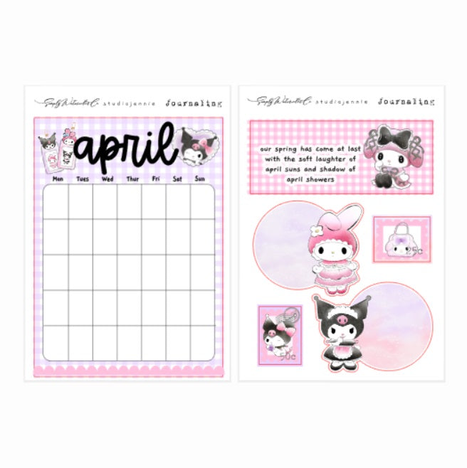 April | BUJO Monthly Kit