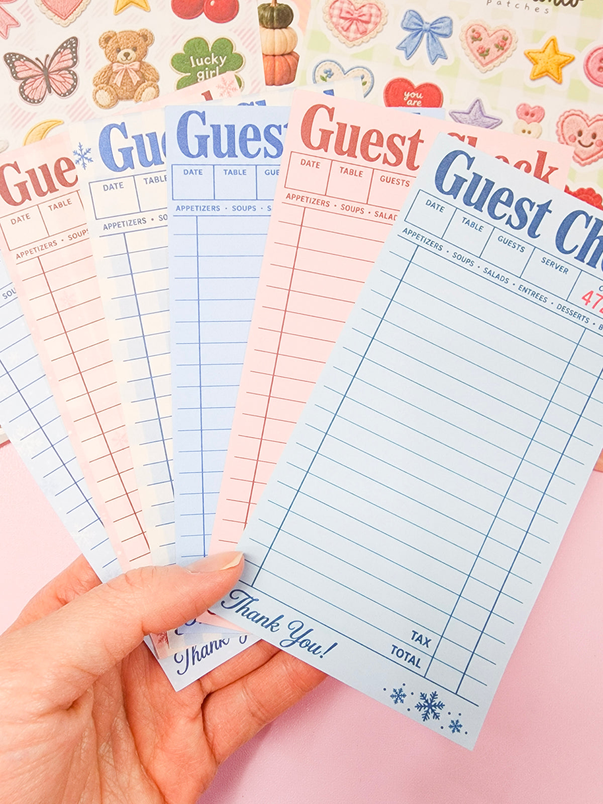 Winter Guest Check | Junk Deco