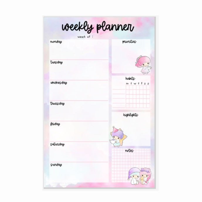 Starry | WEEKLY Notepad