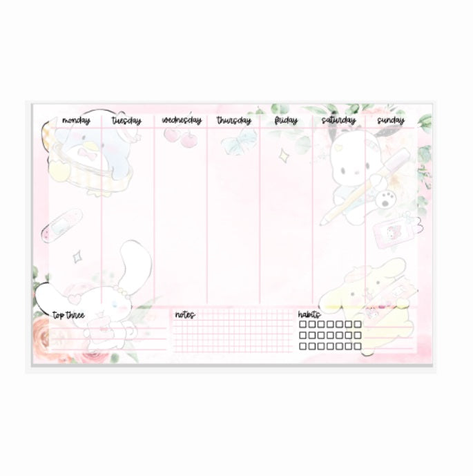Planner World | WEEKLY (H) Notepad