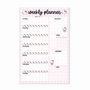 Kitty | WEEKLY Notepad