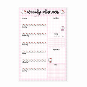 Kawaii | WEEKLY Notepad