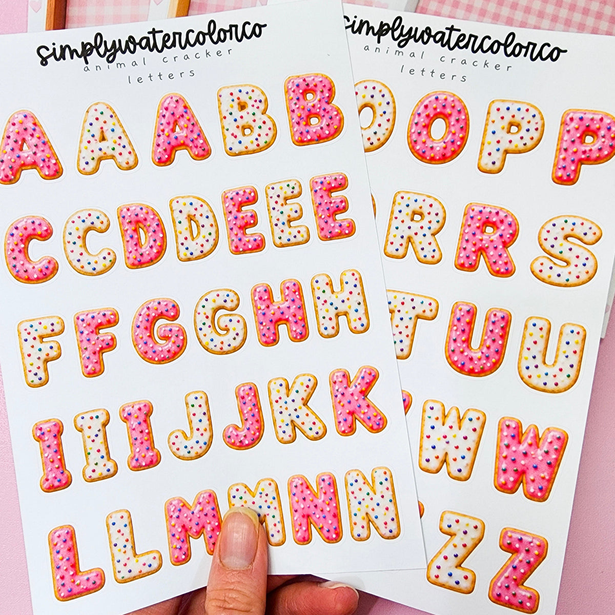Animal Cracker Letters | Junk Deco