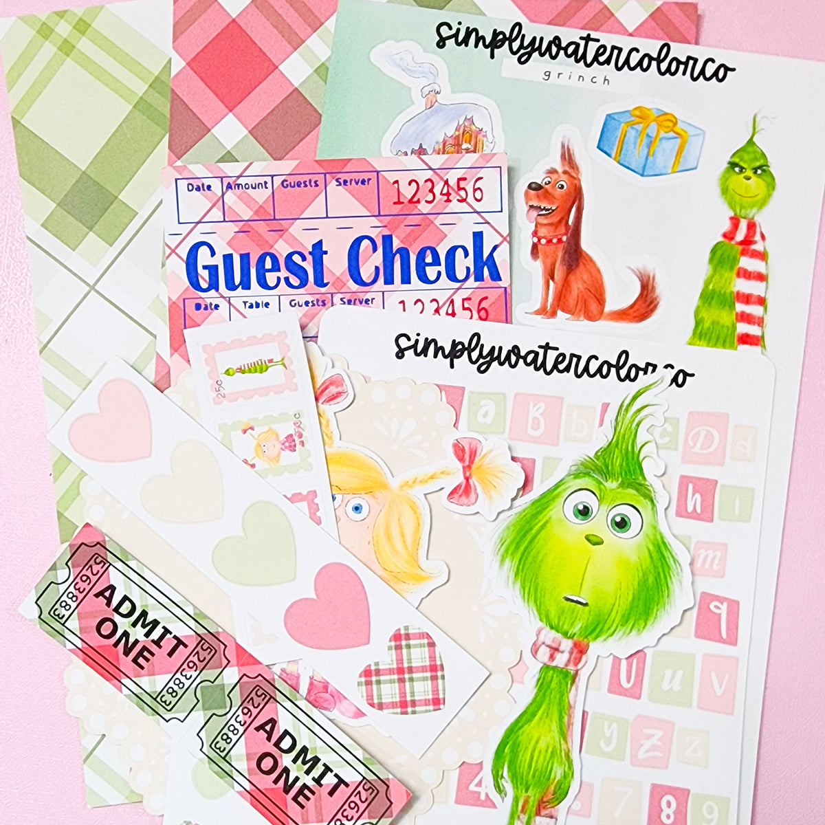 Grinch | Junk Journal KIT