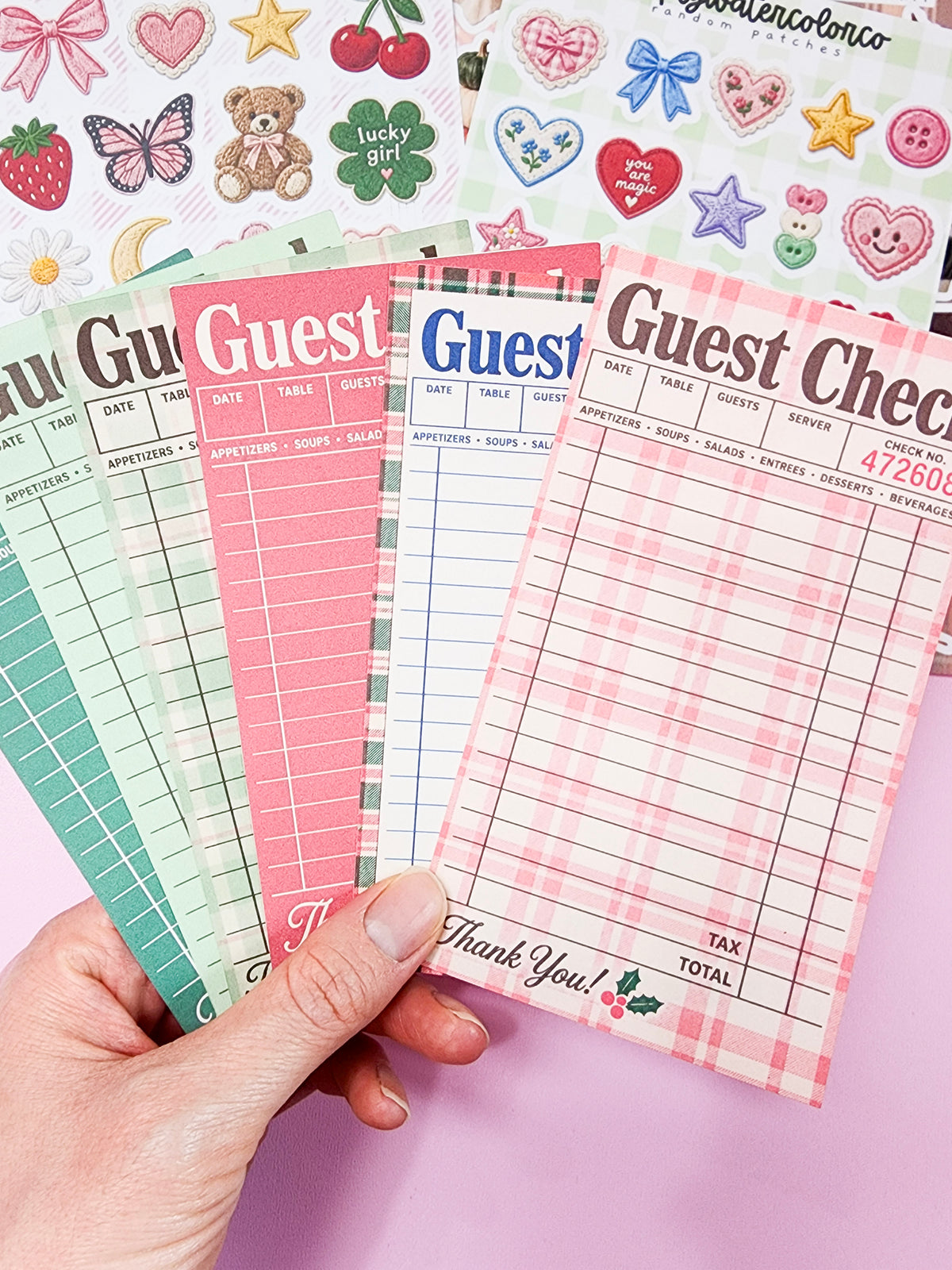 Christmas Guest Check | Junk Deco