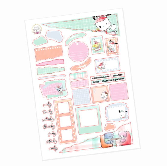 Kawaii Diner | Journaling Sampler
