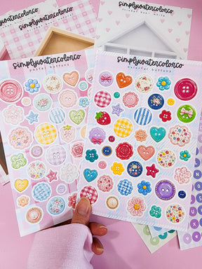 Colorful Buttons | Junk Deco