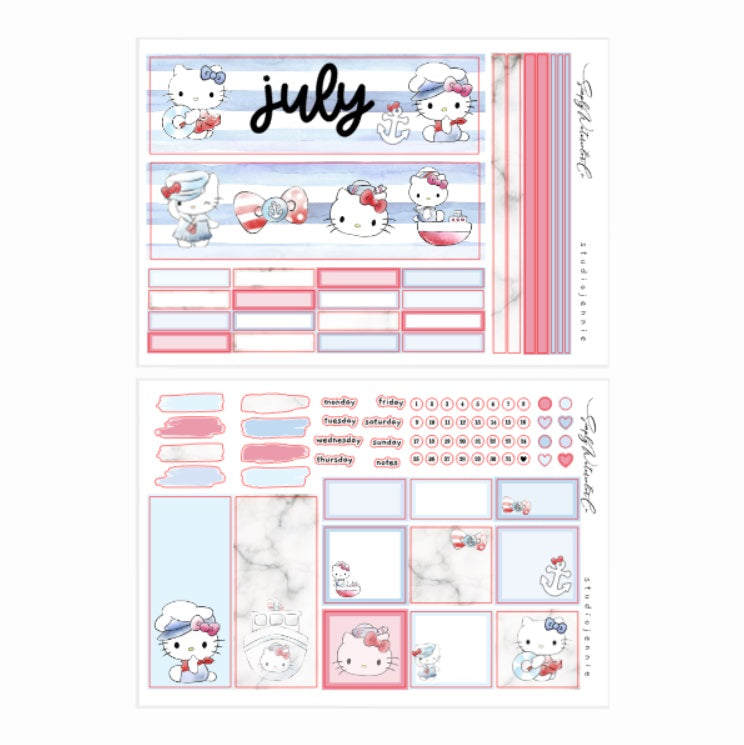 Nautical (July) | A5 Monthly Kit