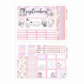 September (Periwinkle) | A5 Monthly Kit