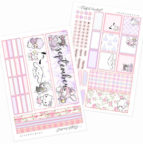 September (Periwinkle) | A5 Monthly Kit