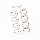 Orange Kitty Paws | Date Covers