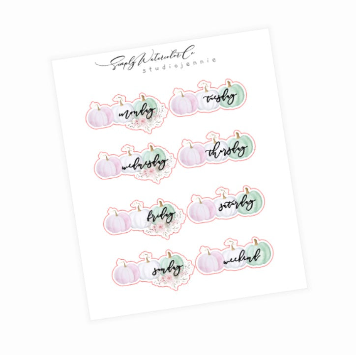 Pastel Pumpkin | Date Covers