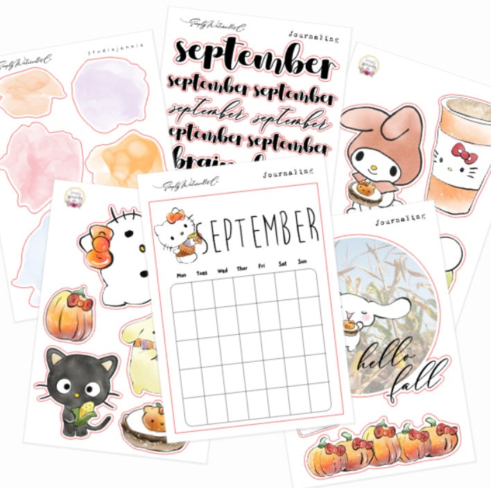 September | BUJO Monthly Kit