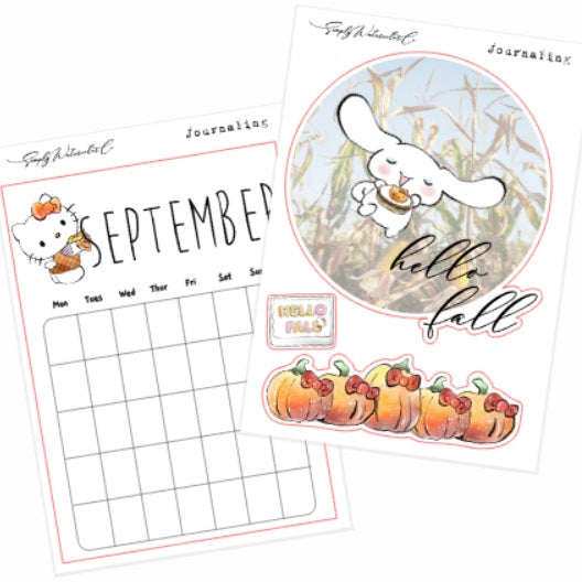 September (Fall) | BUJO Cover Page