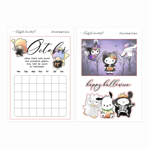 October | BUJO Monthly Kit