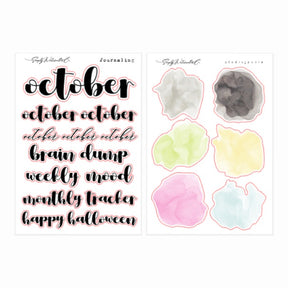 October | Script + Swatches